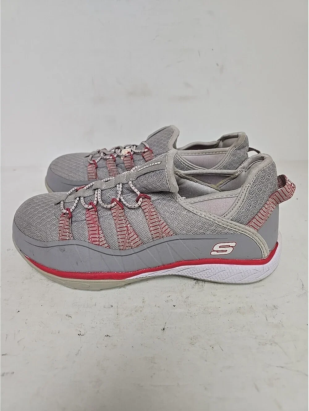 Skechers Women's Aluminum Toe SP Slip Resistant Work Shoes 99996596 Gray 8M